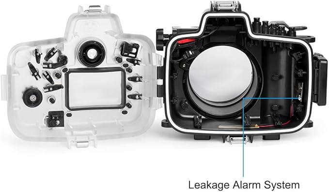 Sea frogs Camera Housing Compatible with Canon EOS 5D Mark III/IV with EF16-35mm f/2.8LII USM Lens,Waterproof IPX8, 40m/130ft Depth Protection EOS 5D Mark 4 Underwater Camera Case, Ideal for Diving