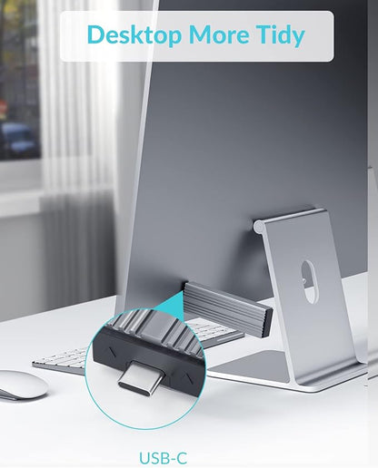 PHIXERO 10Gbps SSD Enclosure, Tool-Free and Wireless. Compactible with NVME/SATA SSD Size 2230/2242/2260/2280