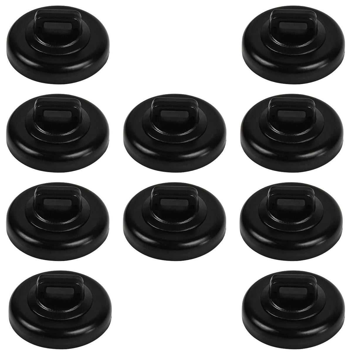 CANAANIN Magnet Zip Tie Mount Clips Magnetic Zip Ties Mount Base Holder Strong Wire Cable Holder Mount Wire Clips Management for Home Office Marine Electrical Wiring (D19 20 Pcs)