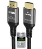 10K 8K 4K HDMI Cable 48Gbps 15 FT, Certified Ultra High Speed HDMI® Cable 4K 240Hz 144Hz 120Hz 8K60Hz 0.01ms HDR10+ eARC HDCP2.3 Netflix Roku TV PC Monitor Projector PS5 Xbox