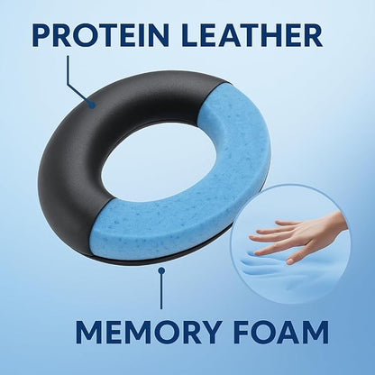 Premium Replacement Ear Pads for Bose QC2, QC15, QC25, QC35 I & II – Soft Protein Leather & Memory Foam Cushions – Enhanced Noise Isolation – Easy Installation Kit & Cleaning Cloth