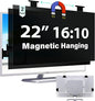 [2 Pack] Magnetic 22 Inch Computer Privacy Screen for 16:10 Aspect Ratio Widescreen Monitor, Hanging Eye Protection Anti Glare Blue Light Computer Monitor Privacy Filter, Removable 22in Protector Film