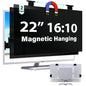 [2 Pack] Magnetic Hanging 27 Inch Computer Privacy Screen for 16:10 Aspect Ratio Widescreen Monitor, Eye Protection Anti Glare Blue Light Computer Monitor Privacy Filter, Removable 27in Protector Film
