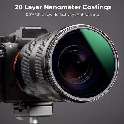 55mm Circular Polarizers Filter, K&F CONCEPT 55MM Circular Polarizer Filter HD 28 Layer Super Slim Multi-Coated CPL Lens Filter (Nano-X Series)