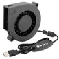 AmRunJe 75mm x 15mm USB Cooling Blower Fan 5V, for Cooling Helmet Computer