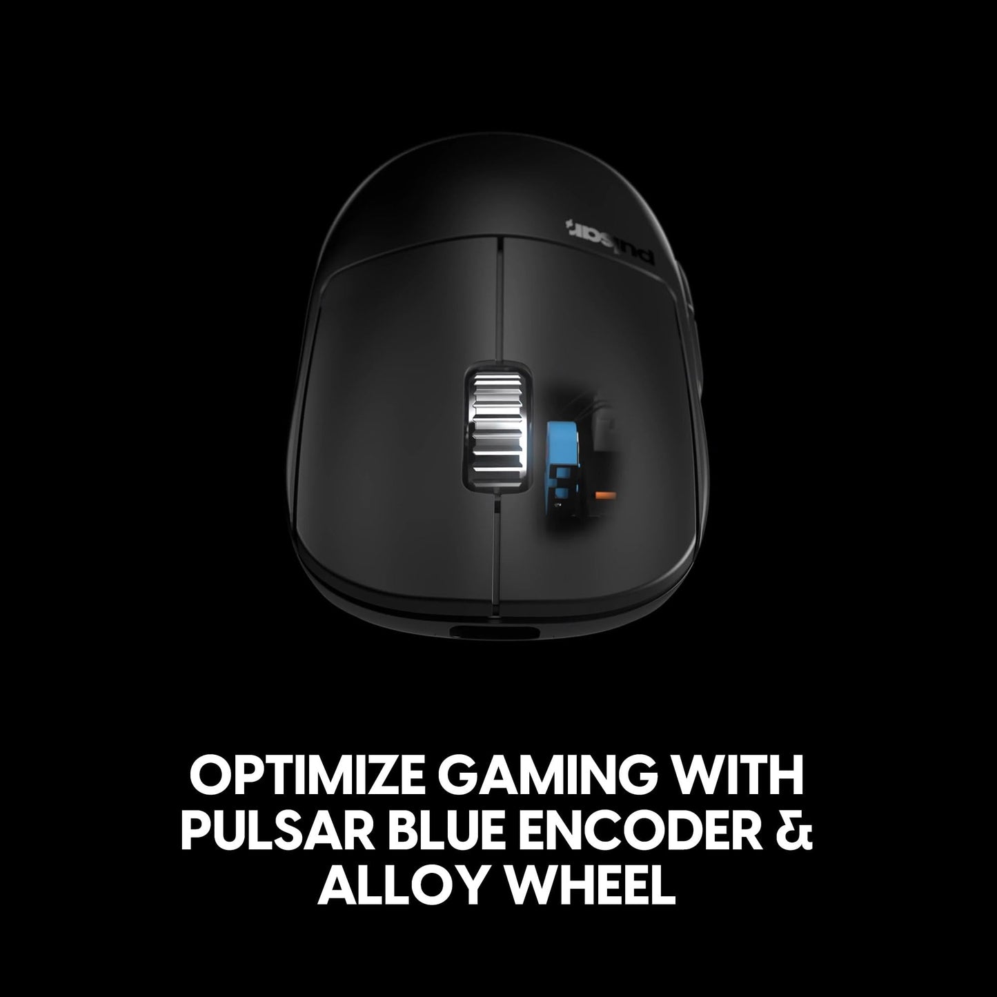 Pulsar Gaming Gears X2A v3 eS Wireless Gaming Mouse, Ultra Lightweight, Optical Switch, 32000 DPI, 750 IPS, XS-1 Sensor, 8k Compatible (Mini, Black)