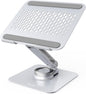 acer Laptop Stand for Desk - with 360 Swivel Base, Rotating Laptop Riser for Desk, Adjustable Computer Stand for Laptops, Ergonomic Riser Holder Foldable, Portable MacBook Pro Air (10-16") - Silver