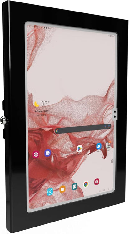 TABcare Locking Anti-Theft Metal Case for Samsung Galaxy TAB A8 10.5" Tablet for Kiosk, POS, Store, Show Display, Time Clock (TAB A8 10.5, Black)