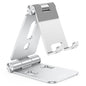 OMOTON Foldable Cell Phone Stand, C4 Portable Aluminum Phone Holder