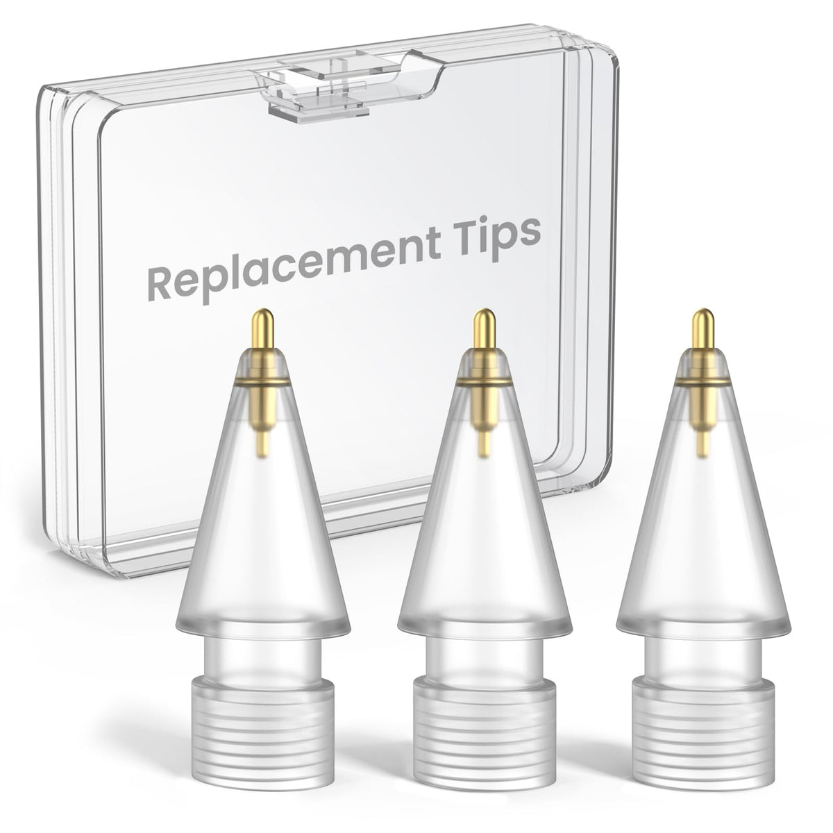Delidigi Replacement Tips for Apple Pencil Pro/2nd/1st/USB-C, 3 Pack