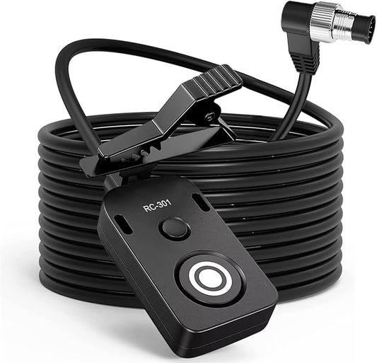 5M Extension Cord RC301-DC0/MC-30 Remote Control Shutter Release Cord for Nikon Z8 Z9 D850 D500 D5 D810 D810A D800 D700 D4s D4 D3 D3s D3X D2H D2X D2Hs D2Xs D300s