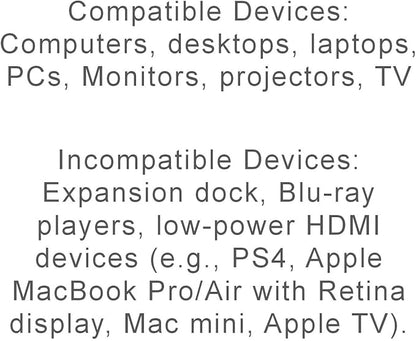 HDMI to VGA Adapter, 1PCS HDMI to VGA Unidirectional Converter (Male to Female), Compatible with Computers, desktops, laptops, PCs, Monitors, projectors, TV