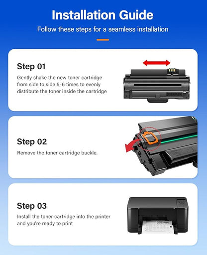 KingKJ H815 S2810 Black Toner Cartridge 2-Pack High Yield Replacement for Dell 593-BBMF 593-BBML Toner Cartridges Compatible with Dell H815 S2810dn H815dw S2815dn Laser Printer Ink All-in-One Copier