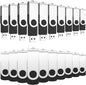 ABLAZE 8GB USB Flash Drive 100 Pack, USB 2.0 Thumb Drives with Lanyards