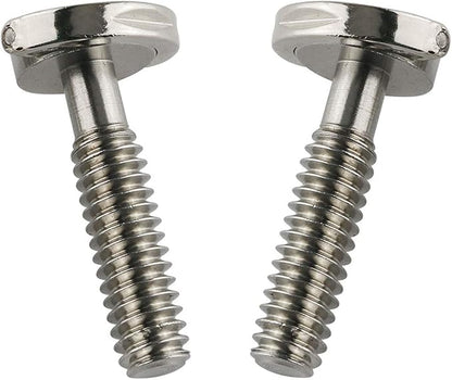 E-outstanding D Ring Hinged Screw 2PCS 1/4-20 Thread D-Ring Stainless Steel Camera Fixing Screws for Camera Tripod Monopod QR Plate 26mm Length