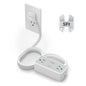 TESSAN Extension Cord 5 FT, Power Strip with 900J Surge Protection, Grey