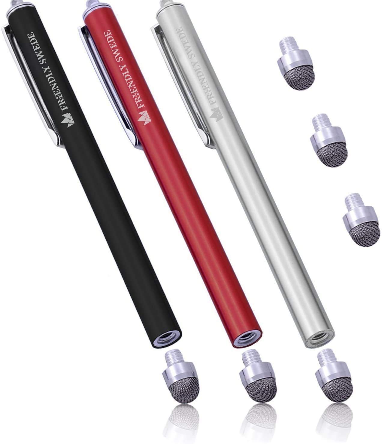 The Friendly Swede Stylus Pen for Touchscreen with Replaceable Thin Tips