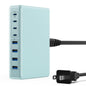USB C Charger 200W USB C Charger Block,Upgraded GaN III 8-Port Fast Charging Station Hub,PD 65W Laptop Charging Adapter Compatible with MacBook Pro/Air,DELL,Steam Deck,iPhone 16/15/14,Galaxy S23/22