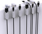 Magnetic Cable Clips [10-Pack] – Chargeworx Cord Organizer for Desk, Nightstand, Car, Wall – Strong Adhesive Wire Holder for USB-C, Lightning, Micro-USB – Tangle-Free, Snap-On, Easy Cable Management