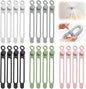 20pcs Data Cable Organizer, 2025 New Silicone Cable Ties Cable Management Organizer, 106mm Reusable Cord Organizer, Colorful Wire Organizers for Cords (20)