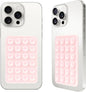 Giumel 2PCS Silicone Suction Phone Case Mount,Non Slip Suction Cup, Hands-Free Phone Accessories Holder for Selfies and Videos,Silicone Adhesive Stand Sticky for Cell Phone Rose red