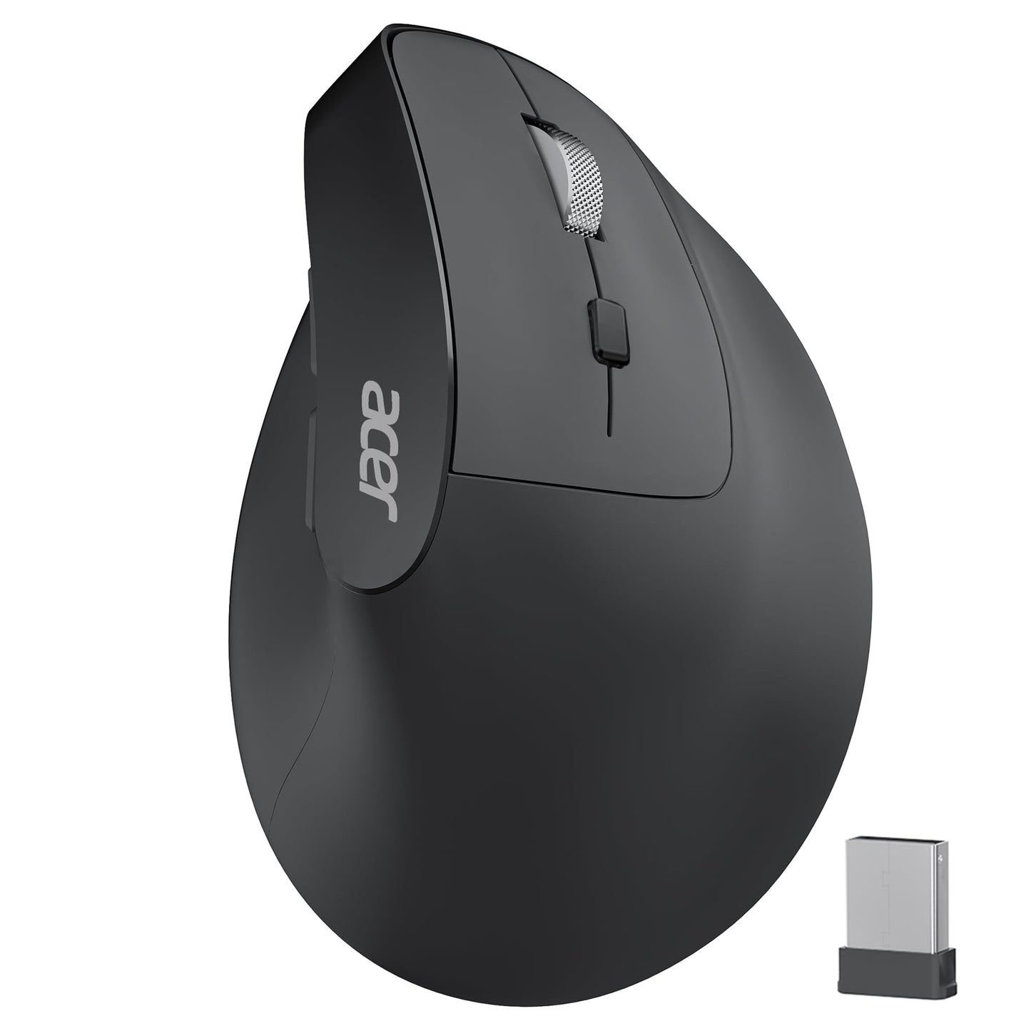 Acer Ergonomic Mouse Wireless, Adjustable DPI Vertical Mouse for Laptop