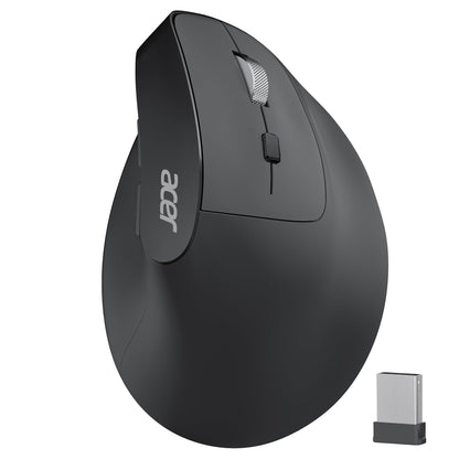 Acer Ergonomic Mouse Wireless, Adjustable DPI Vertical Mouse for Laptop