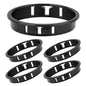 5PCS 3-9/16" Black Cable Snap Bushing Grommet, Snap in Cord Bushing Protect Cables