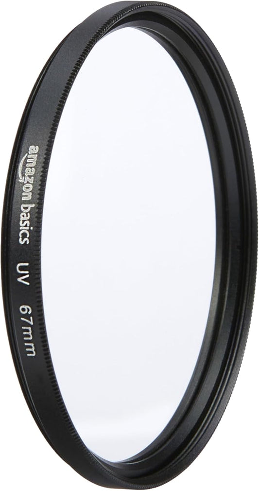 Amazon Basics UV Protection Camera Lens Filter, Scratch Resistant, Photography Filter, 67mm