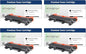 The Cartridge People 4pk New Compatible for Brother TN760, TN-760, TN-730, TN730, Hi-Yield Jumbo Black Toner Cartridge, 6,000 Pages, (Double Pages) DCP-L2550DN, DCP-L2550DW, HL-L2310D, HL-L2350DW,