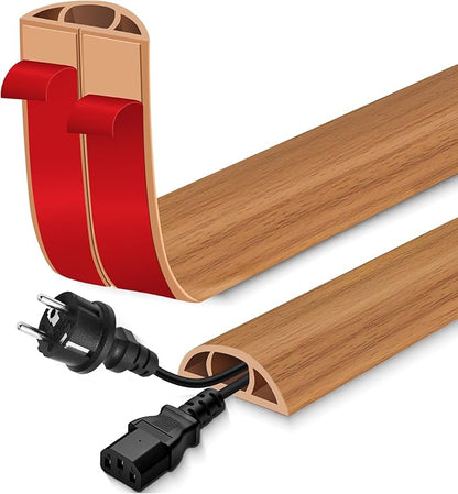 EYAYEN Floor Cord Cover for Wires on Floor Self Adhesive Cord Hider