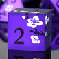 DNDND Metal Dice Set D&D, 7 die Metallic Polyhedral Dice Set with Gift Metal Box and Gold Number for DND Dungeons and Dragons Role Playing Games (Black and Gold)