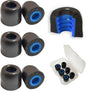 Small Memory Foam Tips Replacement Earbuds Tips Fit 4.5mm-6mm Anti-Slip Isolation Noise Replacement Ear Tips Foam for in-Ear Earphones with Storage Box
