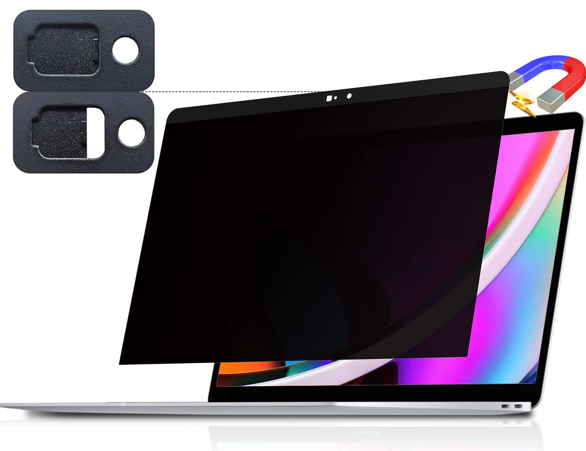 Peslv Magnetic Privacy Screen for Macbook Air 13.6/13 Inch (2022-2026, M2, M3, M4, M5), Removable Matte Anti Glare Blue Light Protector Private Security Filter for 13.6inch Mac Laptop Computer