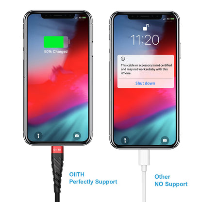 OIITH USB C Cable, USB A to USB C 3A Fast Charging (3FT 3Pack) Phone USB Type-C Charge Cable Android Charge Cord USB C Charger Cable for iPhone 15 Plus/Pro/Pro Max/Samsung/Pad/Laptop/LG/-Red