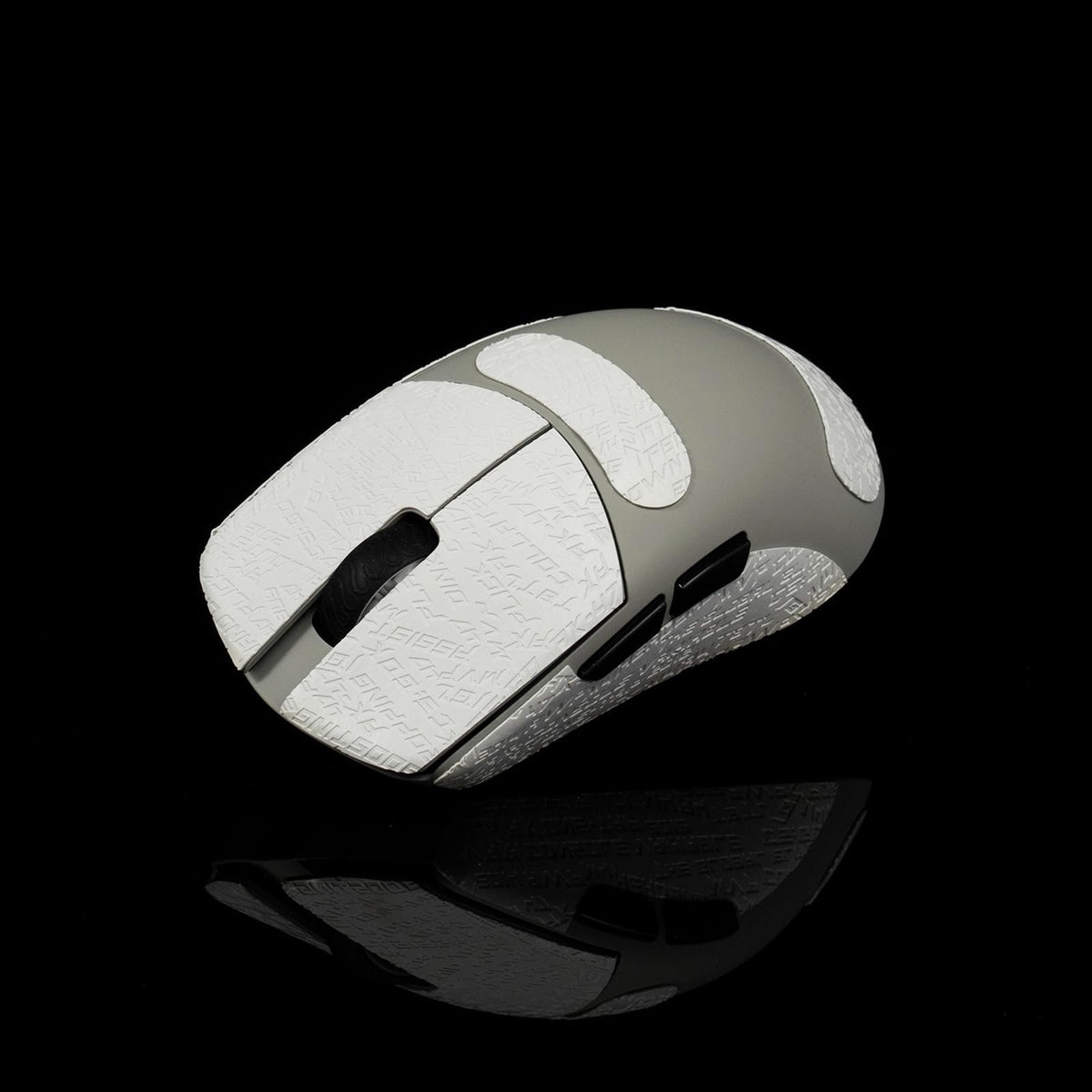 Hokeyio Grip Tape for Lamzu Atlantis Maya - Anti-Slip,Enhanced Control, Sweat Resistance,Improves FPS Gaming Grip & Mouse Protection [Pre-Cut] EVA White 0.5mm