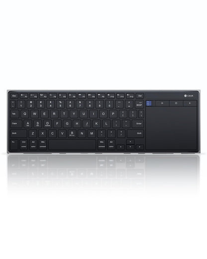CZUR K5S Bluetooth Keyboard with Touchpad, Wireless & Wired Keyboard