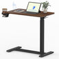 FLEXISPOT 28" Mobile Standing Desk Pneumatic Lift Computer Workstations