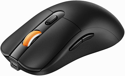 ProtoArc Bluetooth Wireless Mouse for MacBook Pro/Air, USB C Mouse, EM15 Rechargeable Lightweight Portable Mice for Laptop, iPad, Tablet, Chromebook-Black