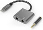 Cubilux Lightning to 3.5mm TRS Microphone Adapter with Headphone Jack Compatible with iPhone 14 Pro Max 14 Plus/13/12/11/SE 2/Xr/Xs Max/8/7, 1/8” Audio & MIC Splitter for Old iPad (Lightning Version)