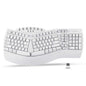 Perixx Periboard-612B Wireless Ergonomic Split Keyboard with Dual Mode 2.4G and Bluetooth Feature, Compatible with Windows 11 and Mac OS X System, Black, US English Layout