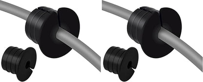 Cable Routing Kit for Starlink for 1 inch Wall Hole, Wall Bushing Grommet, Starlink Accessories, Silicone Cable Wall Pass, Starlink Anti-Slip Wall Grommets for Cables (1 inch) 2 Pcs (Pack of 2)