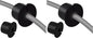 Cable Routing Kit for Starlink for 1 inch Wall Hole, Wall Bushing Grommet, Starlink Accessories, Silicone Cable Wall Pass, Starlink Anti-Slip Wall Grommets for Cables (1 inch) 2 Pcs (Pack of 2)