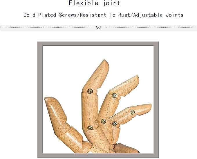 yangjietf mannequin,mannequin hand,hand model,hand mannequin for nails,drawing mannequin wooden hand,wooden mannequin,articulated fingers,hand model for drawing,male hand of left., Male_left