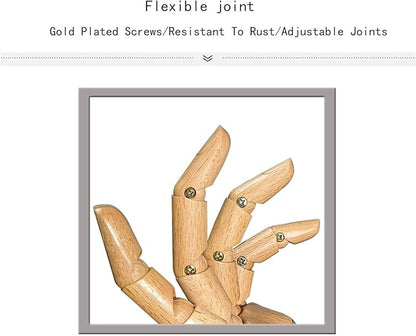 yangjietf mannequin,mannequin hand,hand model,hand mannequin for nails,drawing mannequin wooden hand,wooden mannequin,articulated fingers,hand model for drawing,male hand of left., Male_left