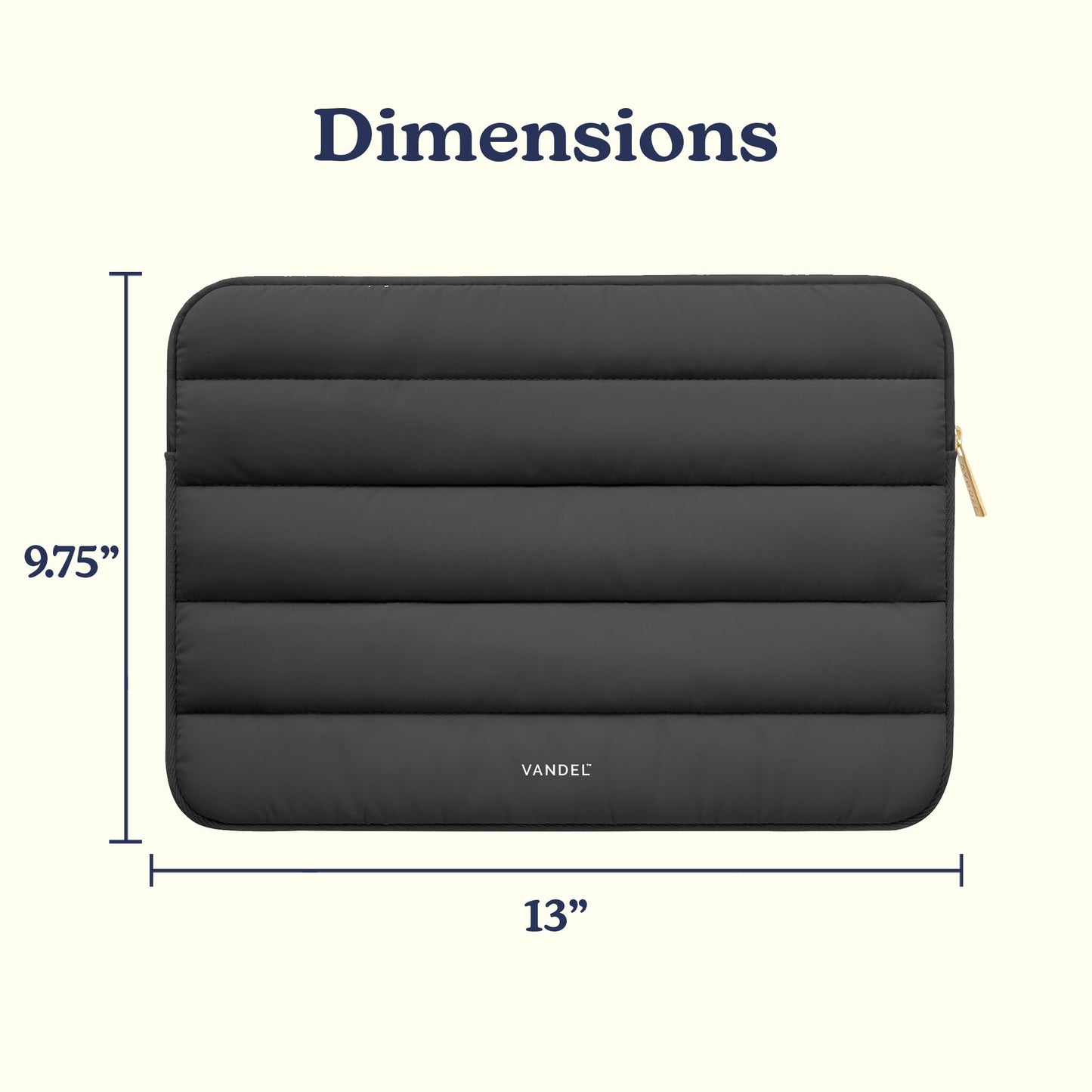 Vandel The Original Puffy Laptop Sleeve 15-16 Inch Sleeve for Women and Men
