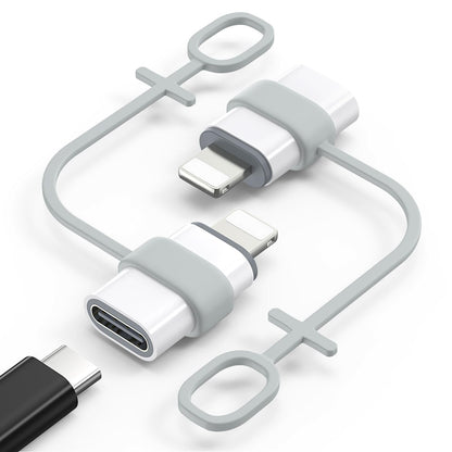 MoKo USB C to Lightning Adapter for iPhone 14/13/12, 2 Pack