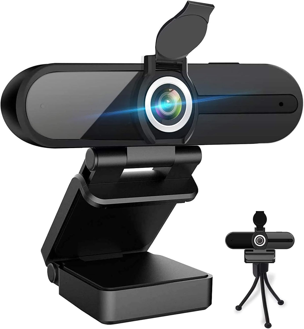 ZIQIAN 1080P Webcam with Microphone, USB Web HD Camera for PC, Laptop&Mac