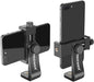 Neewer Smartphone Holder Phone Tripod Mount Compatible with iPhone 16 15 Pro Max Plus 14 13 12 Mini Samsung Galaxy S24 S23 Ultra, Cell Phone Clip Vertical Bracket Adapter for Tripod with 1/4" Screw