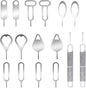 16 Pieces SIM Card Removal Openning Tool Tray Eject Pins Needle Opener Ejector Compatible with All iPhone Apple iPad HTC Samsung Galaxy Cell Phone Smartphone Watchchain Link Remover